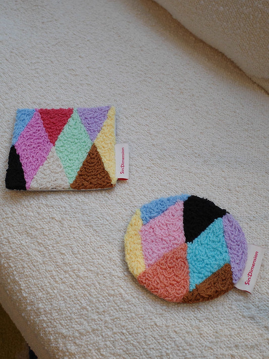 Cup Coaster - Diamond Pattern